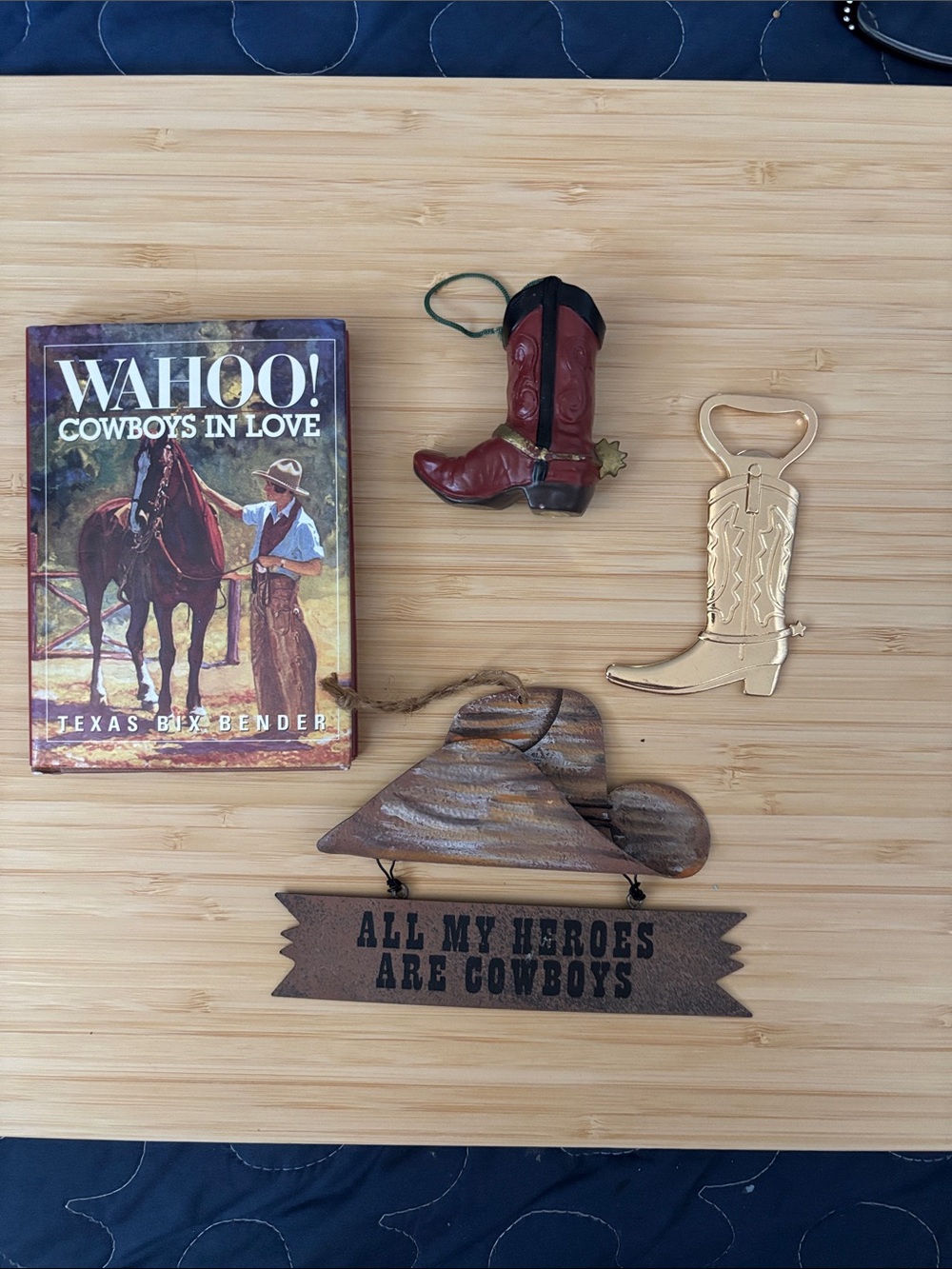 "Wahoo! Cowboys In Love" Book - Vintage Western Decor